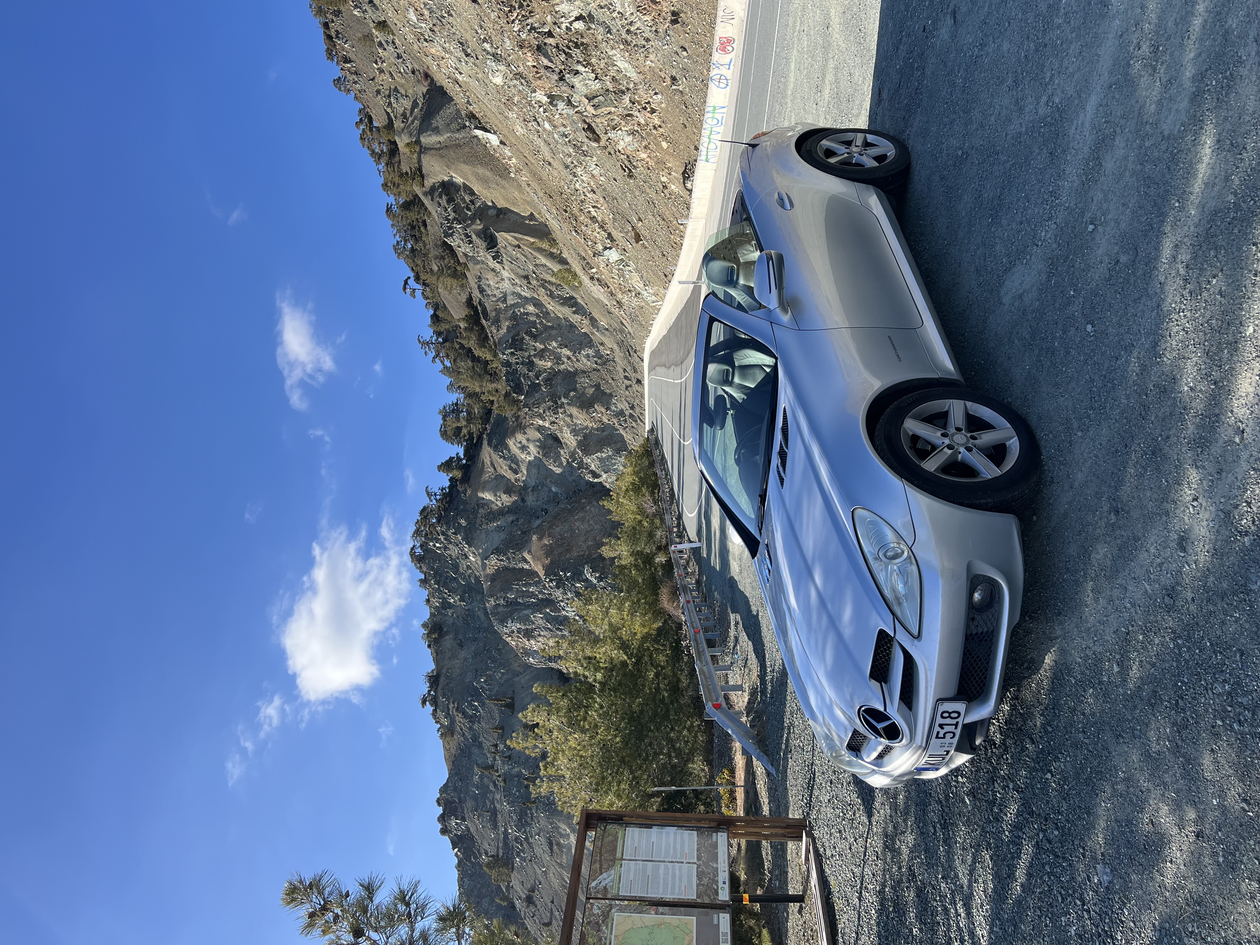 Side profile — mountain road